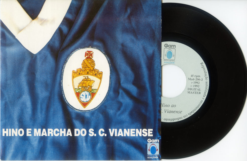 Hino do S.C. Vianense - 1992 - Vinil Single